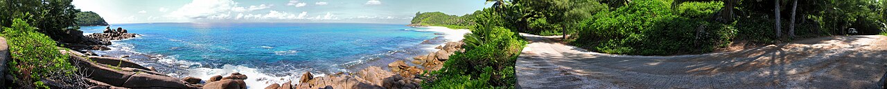Anse Takamaka on the south-west coast of Mahé.