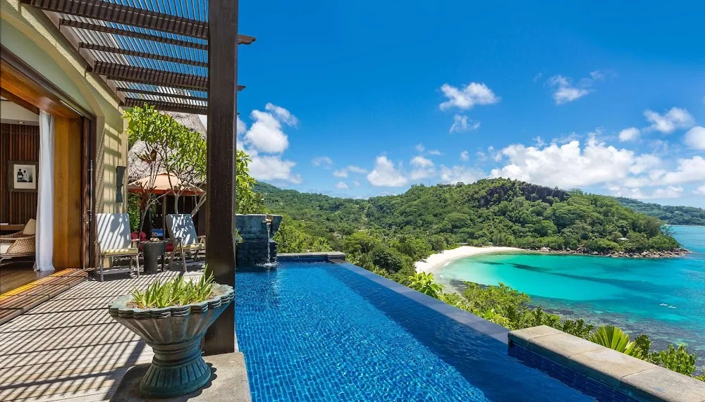Anantara Maia Seychelles, Mahé. A view of the property.