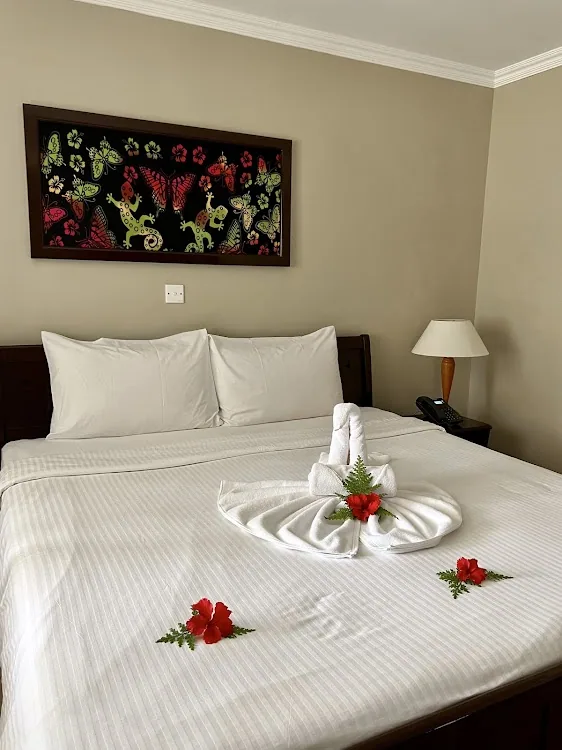 Berjaya Praslin Resort, Praslin. A view of the view.