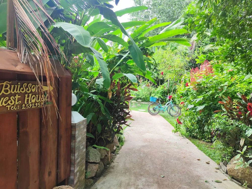 Buisson Guest House, La Digue. A view of the rooms.