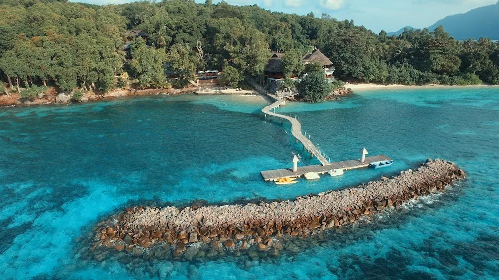 Cerf Island Resort, Cerf Island. A view of the property.