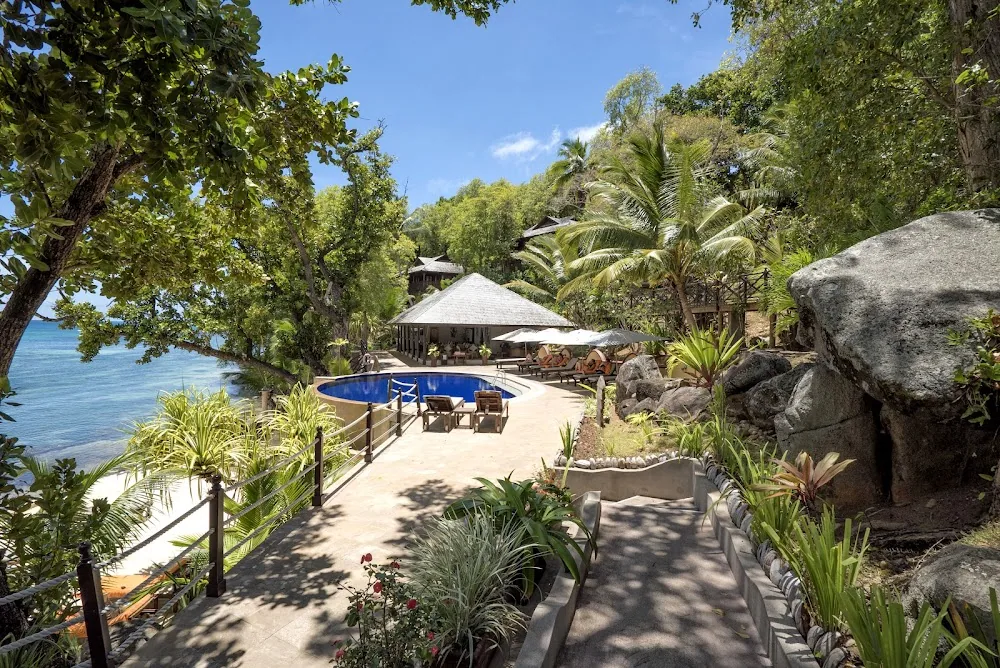 Cerf Island Resort, Cerf Island. A view of the setting.