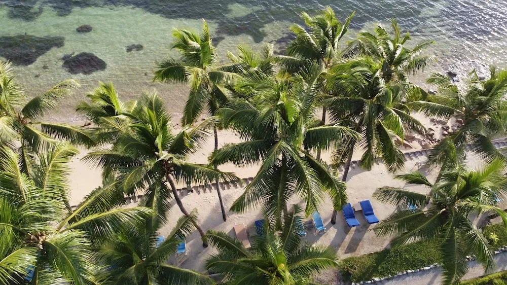 Coco de Mer Hotel, Praslin. A view of the view.