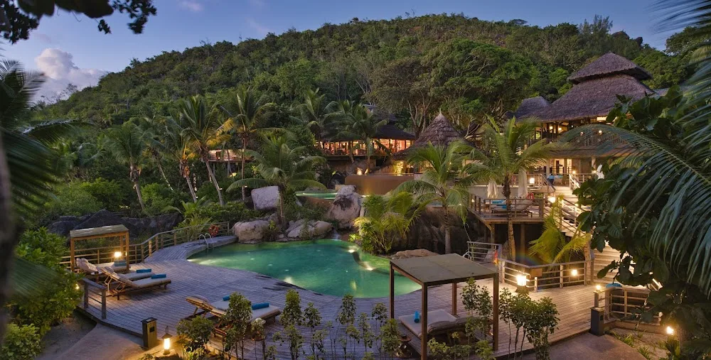 Constance Lemuria Resort, Praslin. A view of the property.