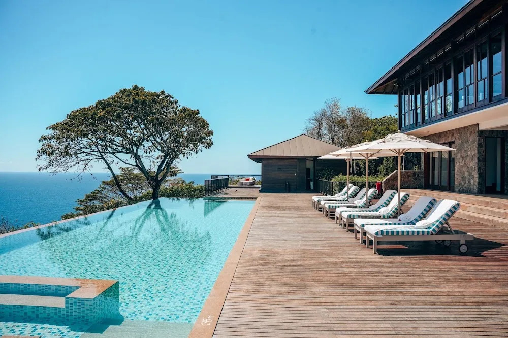 Four Seasons Resort Seychelles, Mahé. A view of the grounds.