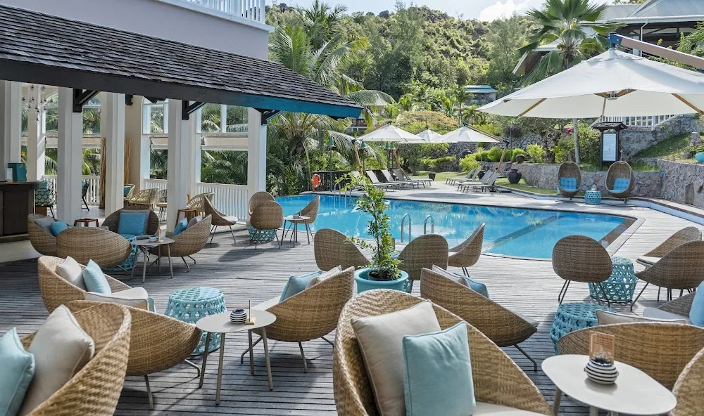Hotel L'Archipel, Praslin. A view of the view.