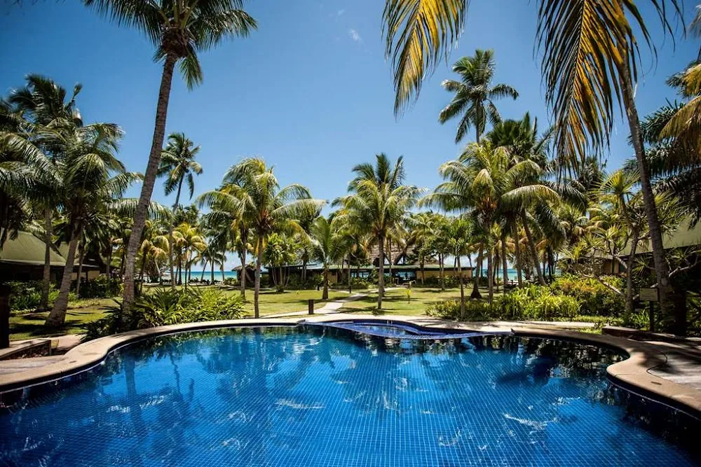 Paradise Sun Hotel, Praslin. A view of the property.