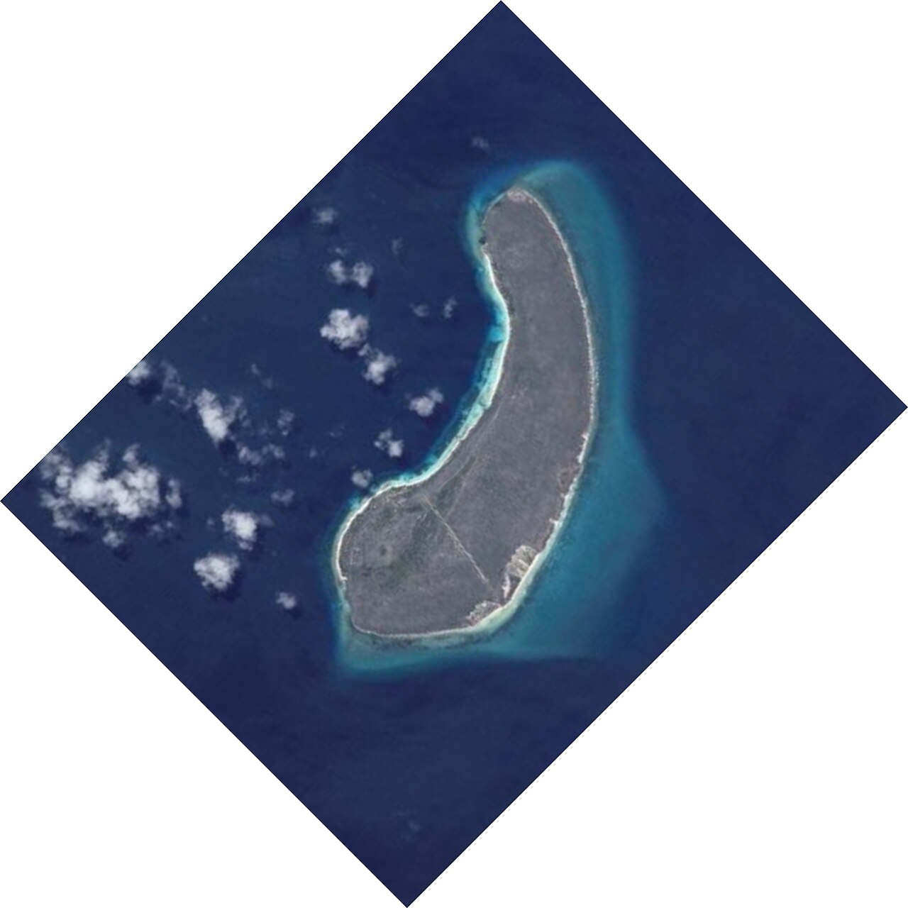 Assumption, Seychelles: frame 1 of the island