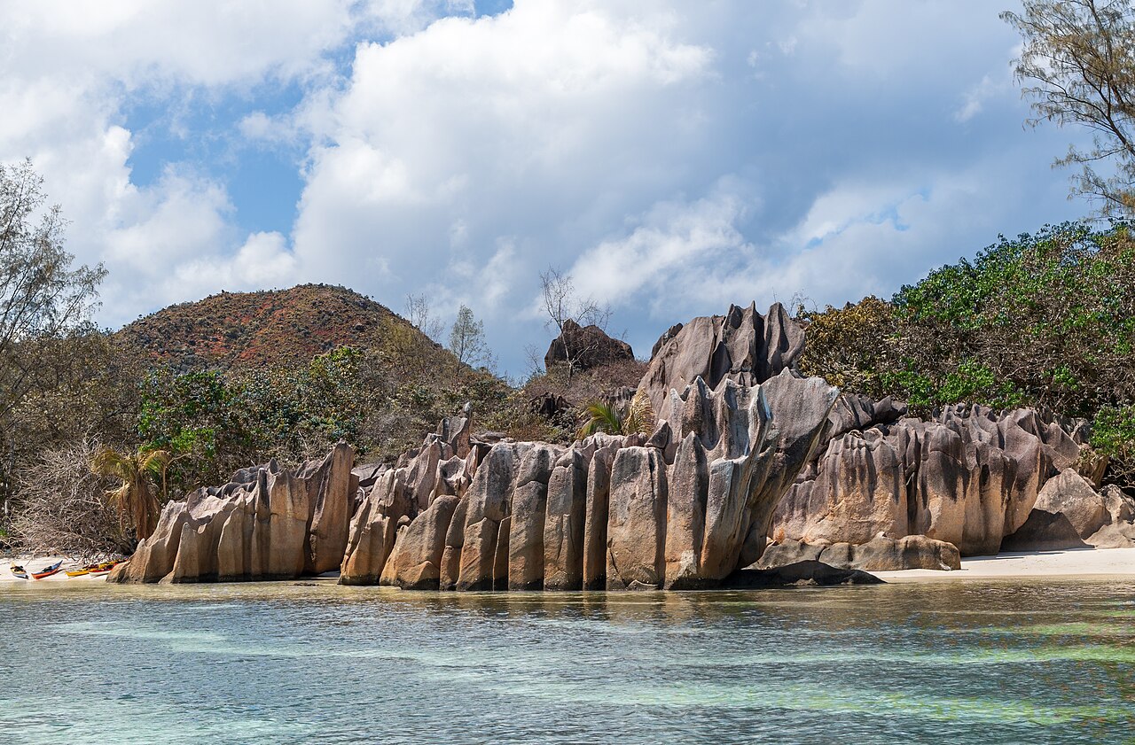 Curieuse, Seychelles: frame 1 of the island