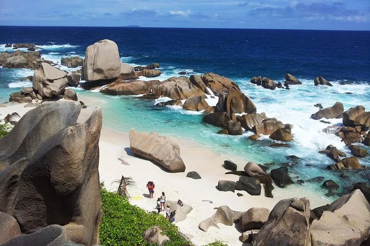 The Anse Marron hike on La Digue in Seychelles, La Digue, photograph 1 of 6